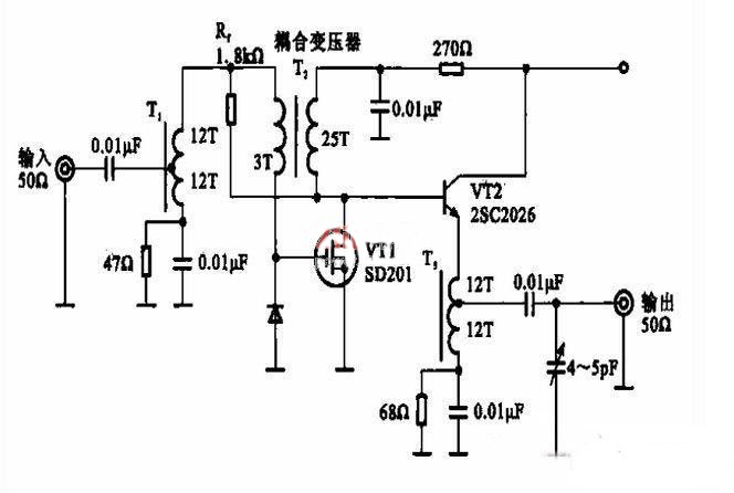 寬帶放大器電路