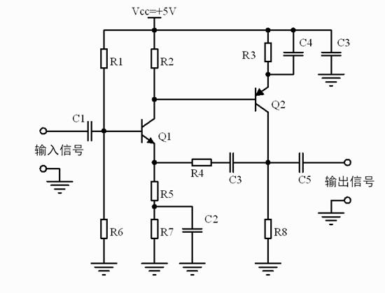 晶體管負反饋放大電路