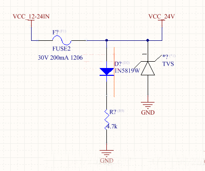 MOS管 二極管 反接保護電路