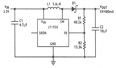 3.3V升壓12V電路