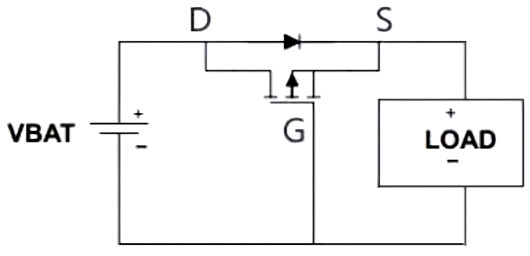 NMOS PMOS 電源反接