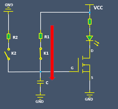 mos管 led 調(diào)光電路