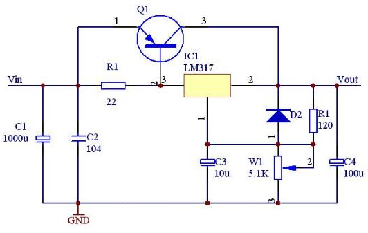 穩壓電路LM317