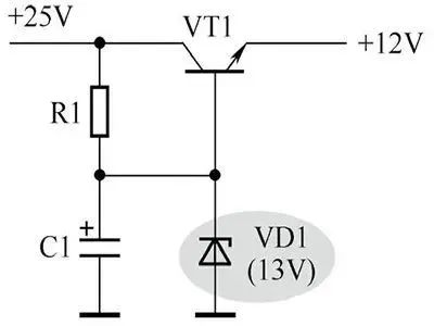 穩(wěn)壓二極管的應(yīng)用電路